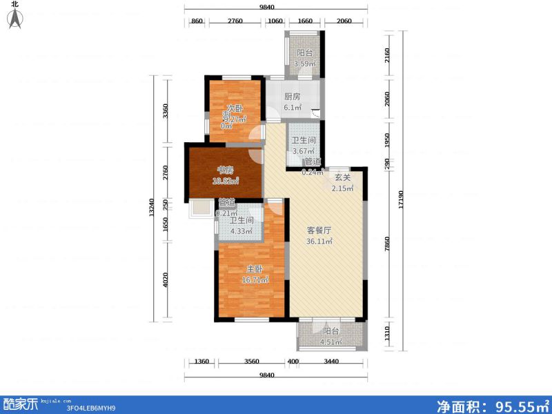 包頭裝修方案包頭中建·御瀾世家135㎡