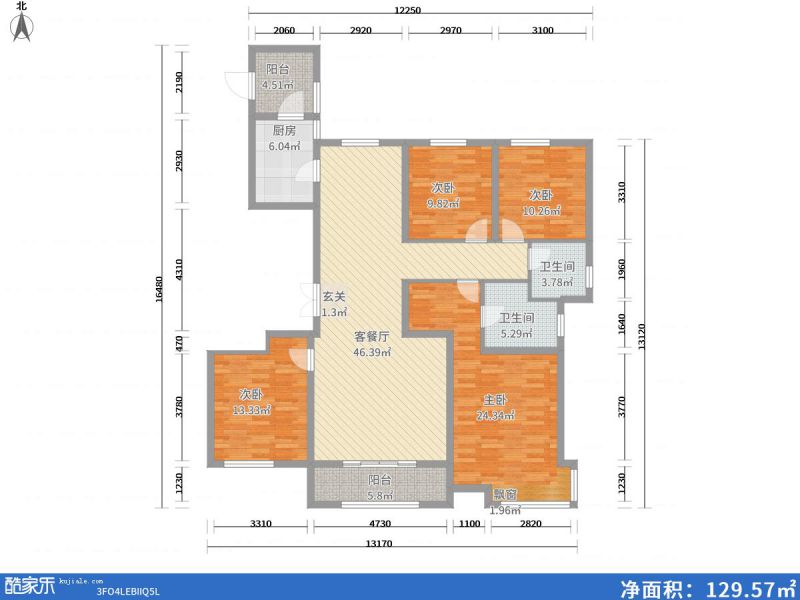 包頭裝修方案包頭萬合廣場(chǎng)183㎡