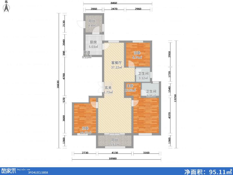 包頭裝修方案包頭萬合廣場(chǎng)136㎡