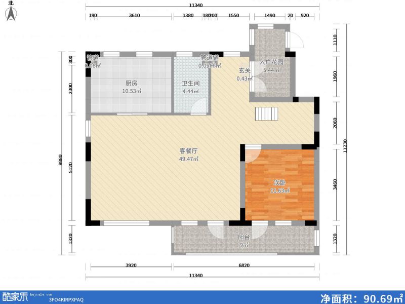 包頭裝修方案包頭綠地國際花都173㎡