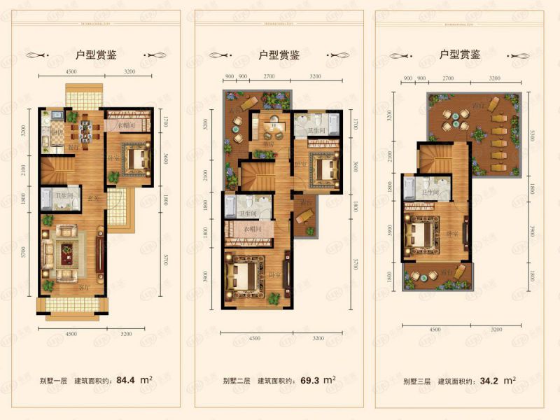 包頭裝修方案中城國(guó)際城五室兩廳四衛(wèi)187平方米